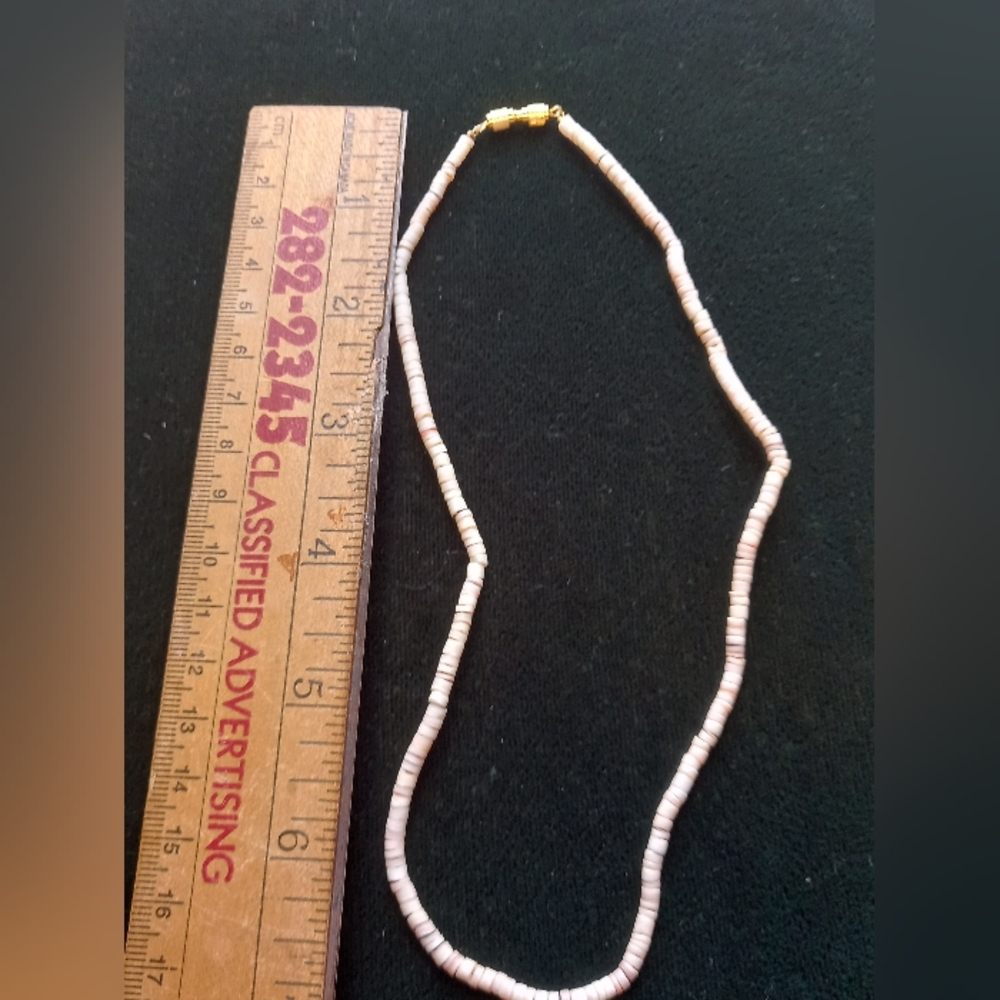 Vintage Coconut Heishi Necklace